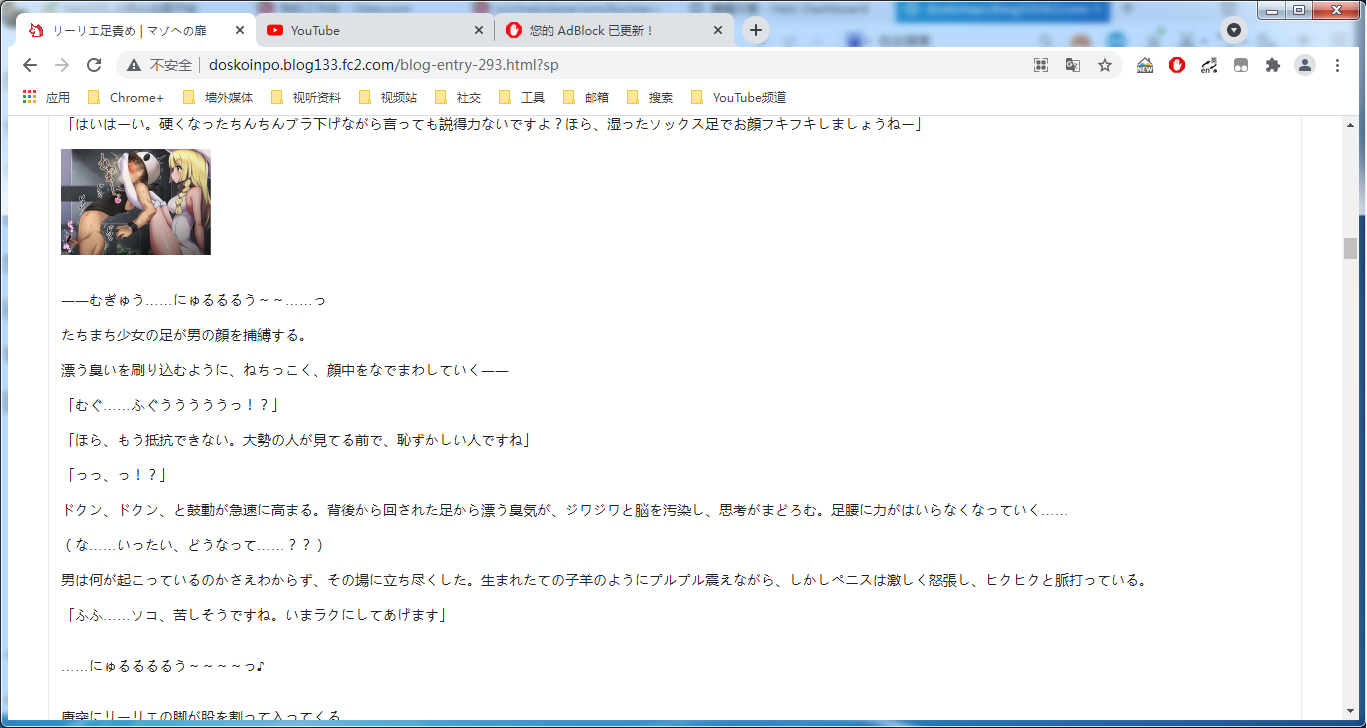 日本恋足小说的博客有配图.png